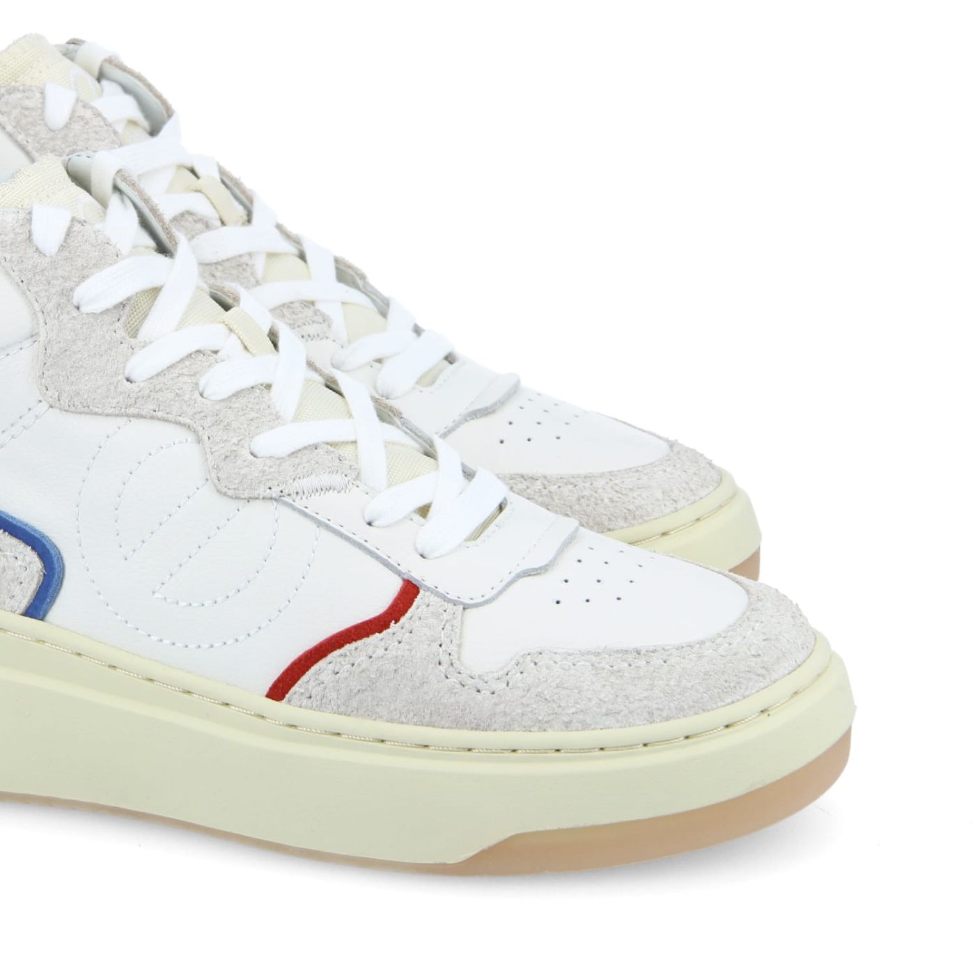 BRIDGET MID - GRAIN/HAIRSUEDE - WHITE